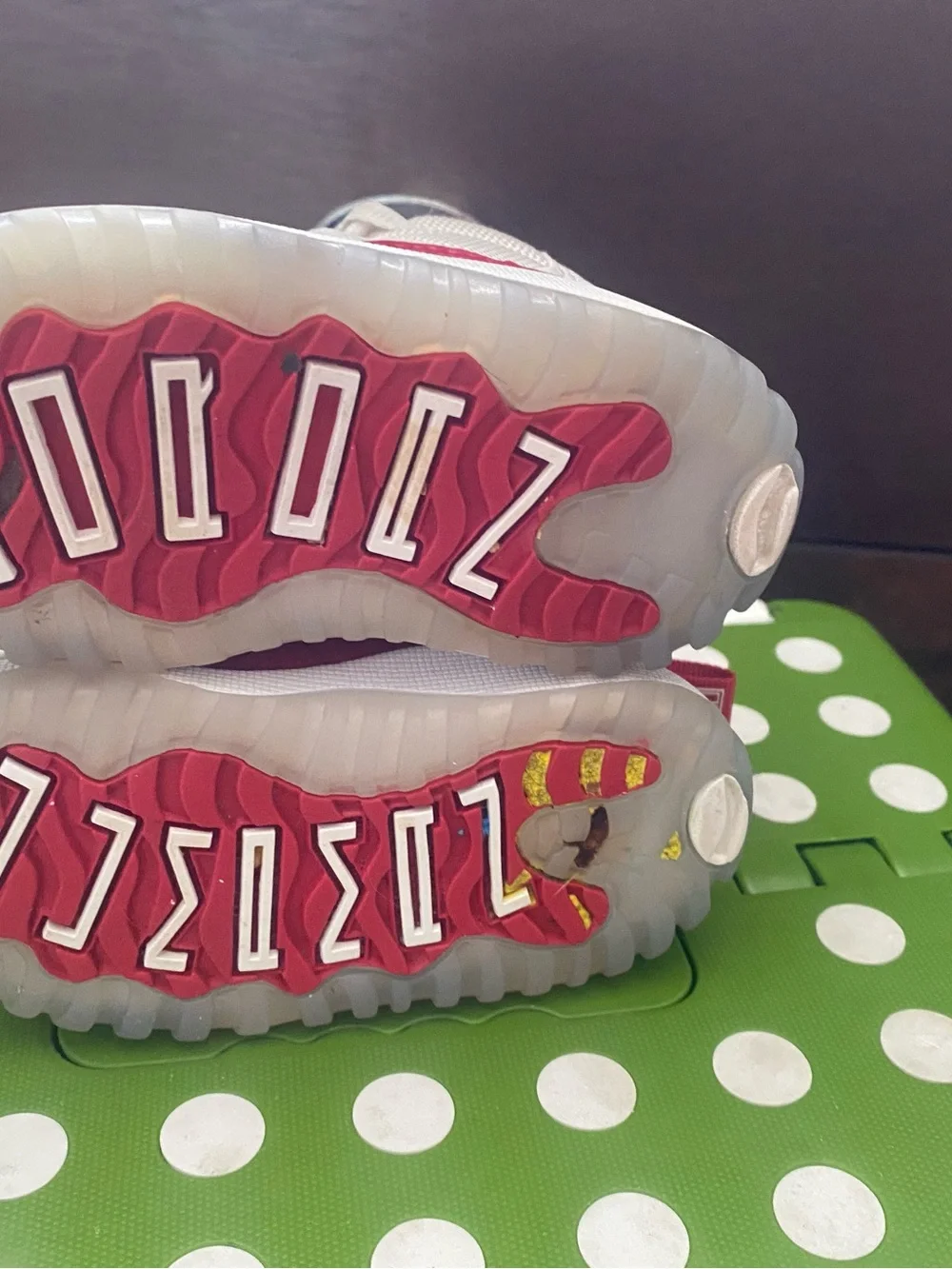 Air Jordan 11 retros cherry red toddler shoes size 5C